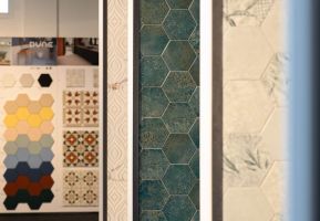 Carrelage en marbre pour salle de bain, alliant luxe et sophistication, disponible chez Carlito au Maroc.